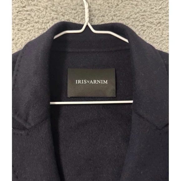 Iris Von Arnim Damara Midnght Blue Size 38 Cashmere Wool MINTY $2100 MSRP